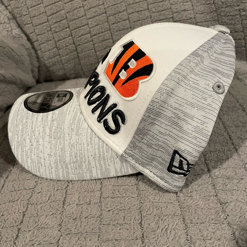 Cincinnati Bengals New Era Gray and Black AFC Champions Cap New!!! - Picture 2 of 7
